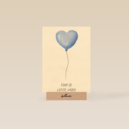 Voor de liefste vader hartjesballon