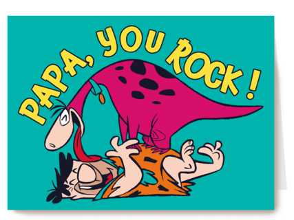 Papa You Rock Flintstones