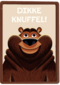 Dikke knuffel Beer Folio beige
