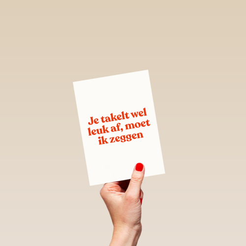 verjaardag kaart andc grappig je takelt wel leuk af moet ik zeggen