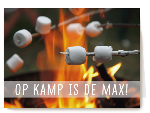 Kaart Hallmark | Op Kamp | Op Kamp Is De Max