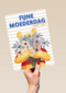 Moederdag kaart Winnie de Poeh