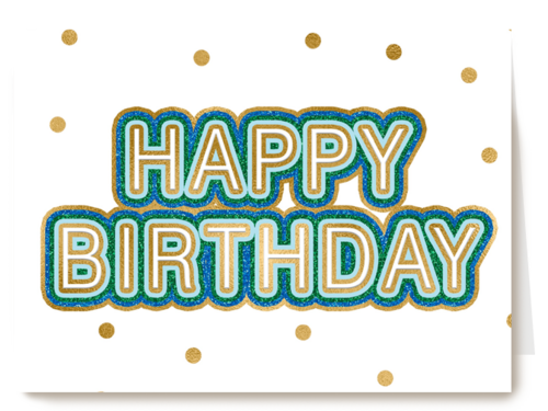 Verjaardagskaart man vrouw hip Tekst Happy Birthday