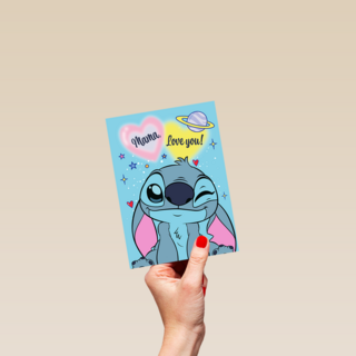 Stitch Mama Love You Wink