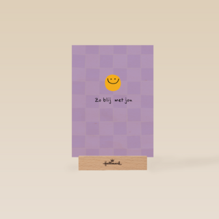 Zo blij met jou smiley collega