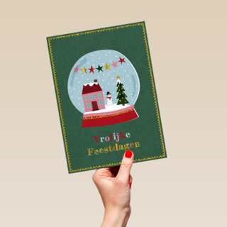 Kinderpostzegels - Snowglobe