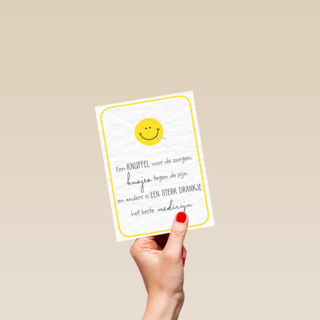smiley met thermometer