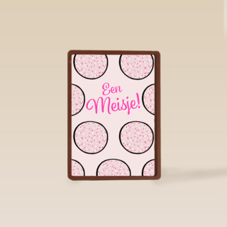 Roze beschuit met muisjes een meisje