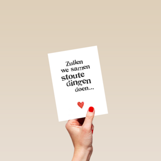 zullen we samen stoute dingen doen