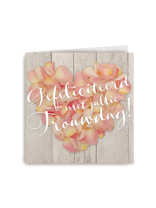 gefeliciteerd met jullie trouwdag bloem