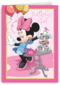 minnie mouse deelt cupcakes uit
