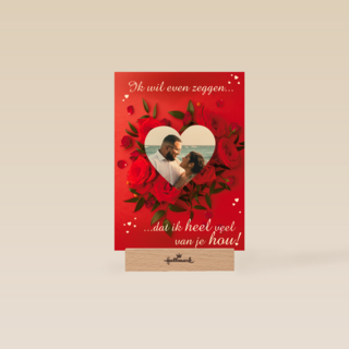 Hou heel veel van jou fotokaart