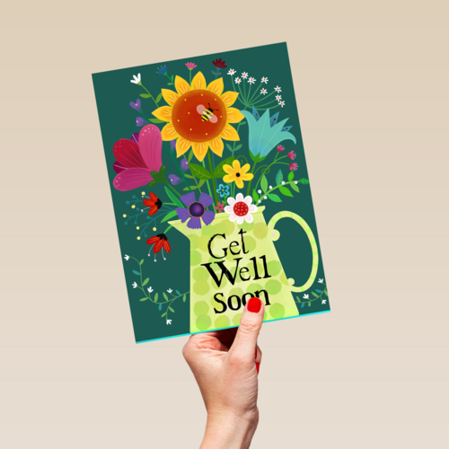 Beterschap kaart Get well soon