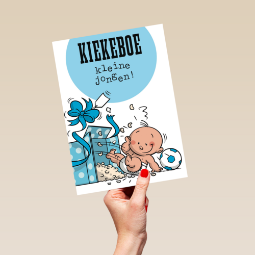 funny mail kiekeboe kleine jongen