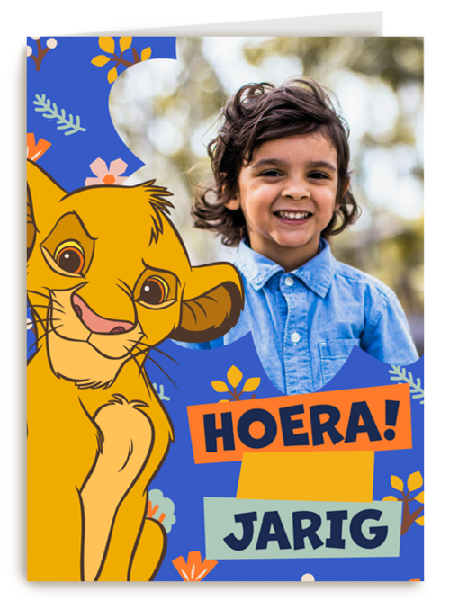 Verjaardagskaart Hallmark | Simba Jarig Fotokaart
