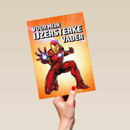 Vaderdagkaart Ironman voor mijn ijzersterke vader