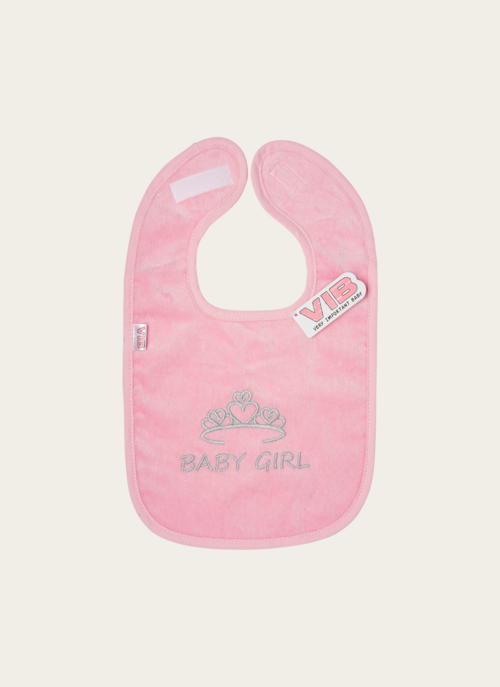 Slabbetje Baby Girl Roze | Vib Cadeau Baby |