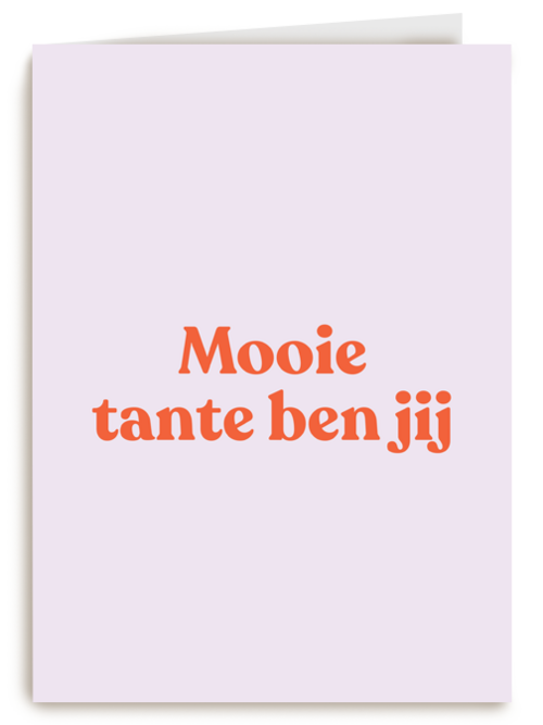 zomaar kaart andc mooie tante ben jij