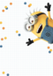 minion kaart jongen hashtag jarig hashtag selfie