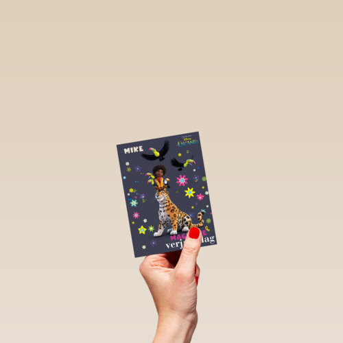 verjaardagskaart disney encanto antonio met tijger