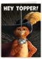 Puss in boots verjaardagskaart Hey topper