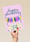 happy birthday met deze uitbundige taart