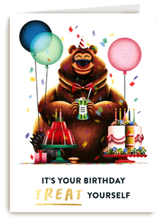 folio bear its your birthday treat yourself