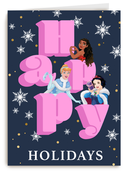 Happy Holidays Disney Princess