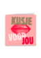 liefde kaart kusje voor jou