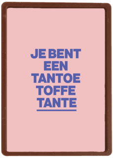 7e bent een tantoe toffe tante kaart