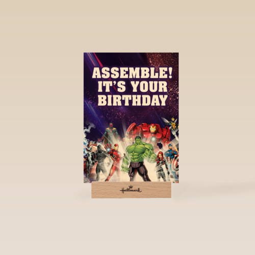 avengers assemble its your birthday verjaardagskaart