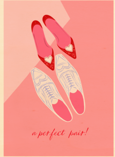 Liefde kaart a perfect pair
