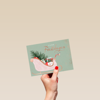 Fijne feestdagen arreslee