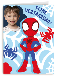 Fotokaart verjaardag spidey