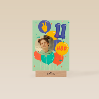 HBD 11 jaar fotokaart