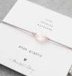 A Beautiful Story Love Armband Rozenkwarts