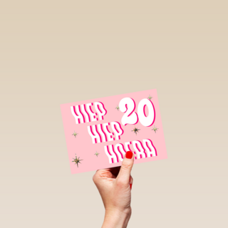 hiep hiep hoera voor 20ste verjaardag