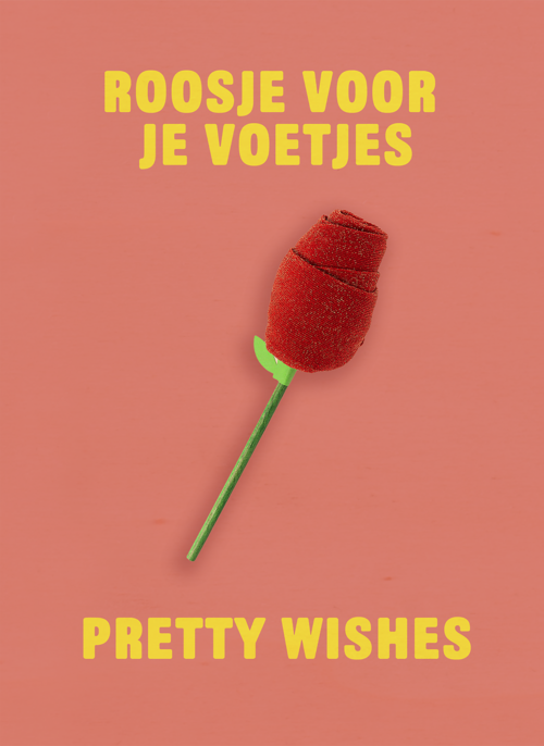 Houten Kaart Verjaardagskaarten | Eat My Socks Pretty Rose