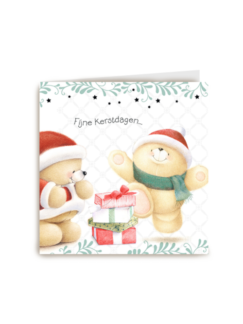 beren met kerstcadeaus