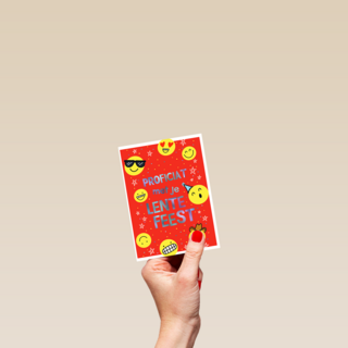 Lentefeest proficiat smileys