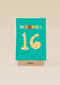 Verjaardagskaart woohoo 16 tiener jongen