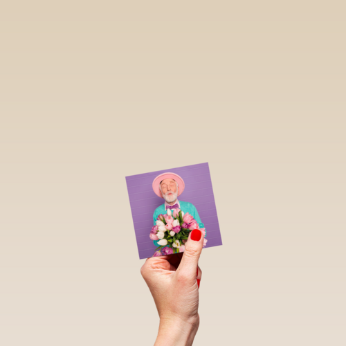Een grote bos bloemen speciaal voor jou