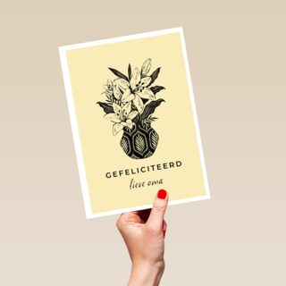 een mooie bos bloemen voor een mooie jarige