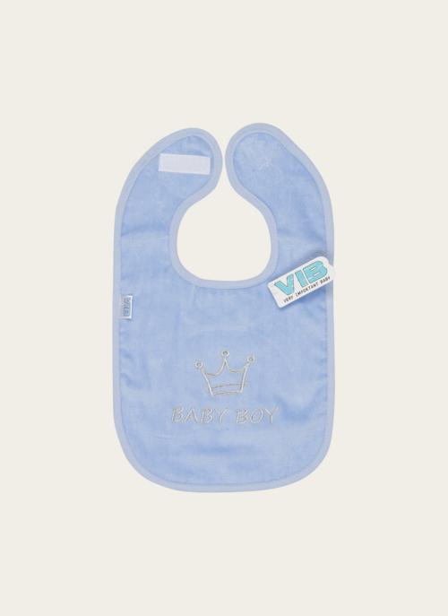 Slabbetje Baby Boy Blauw | Vib Cadeau Baby |