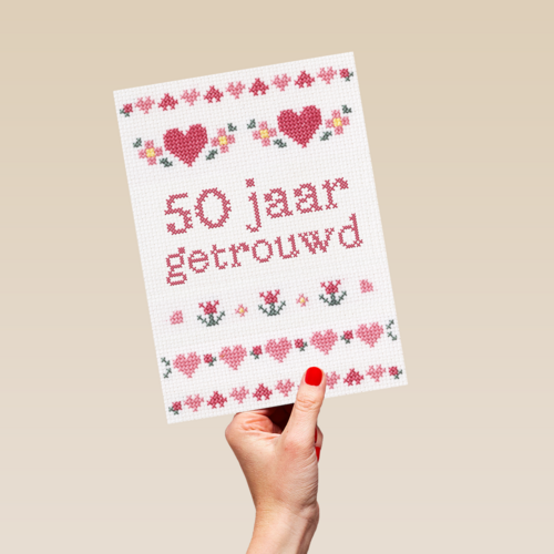 vijftig jaar geborduurd