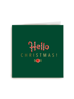 Kerstkaart Hello Christmas