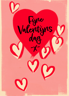 Fijne valentijnsdag harten