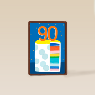 Verjaardagstaart 90 jaar