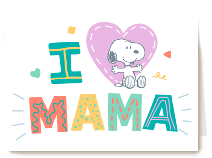 I love Mama Snoopy