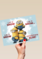 kerst minions let it snow